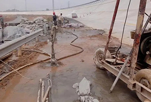 攀枝花公路钻孔施工